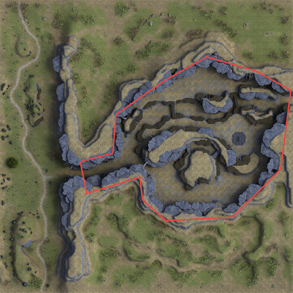 Death Pass custom farming zone map